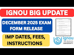 IGNOU TEE Dec 2025 Exam Form