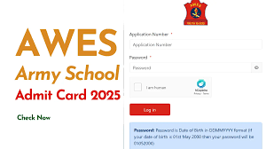 AWES Army School OST Admit Card 2025