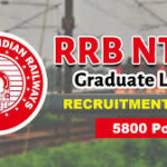 RRB NTPC Graduate Level Recruitment 2025